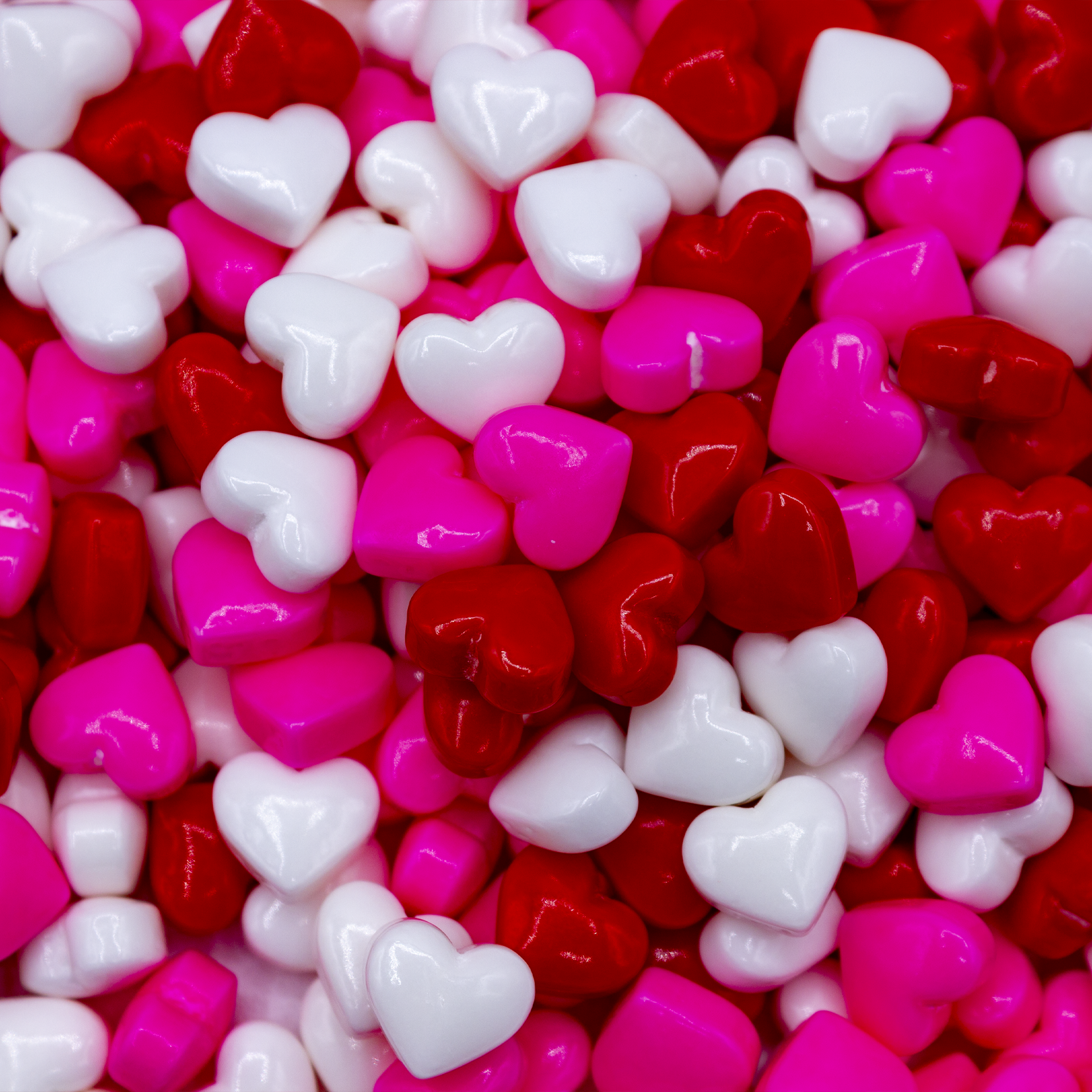 Hugs & Kisses pressed candy hearts