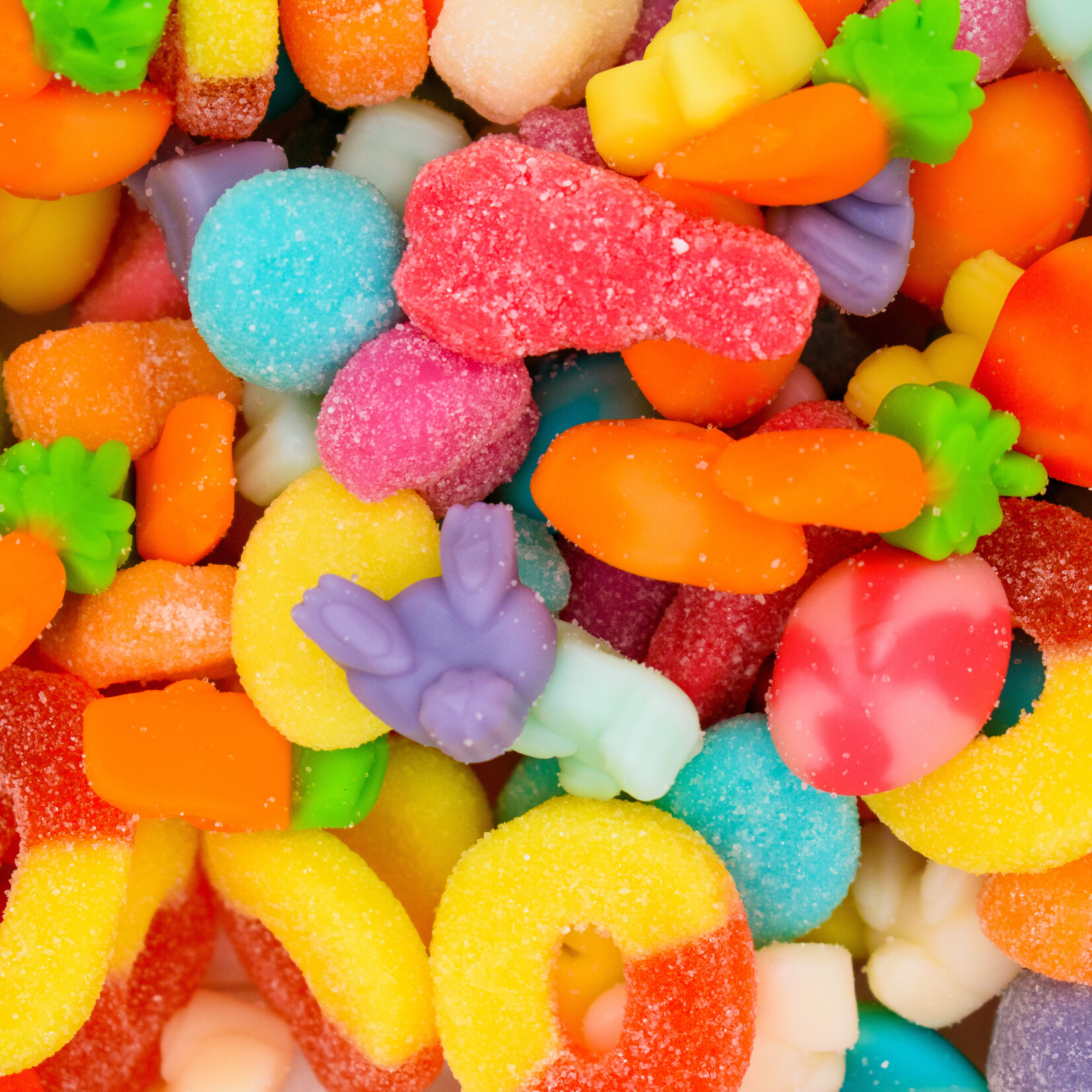 Mélange de bonbons de Paques