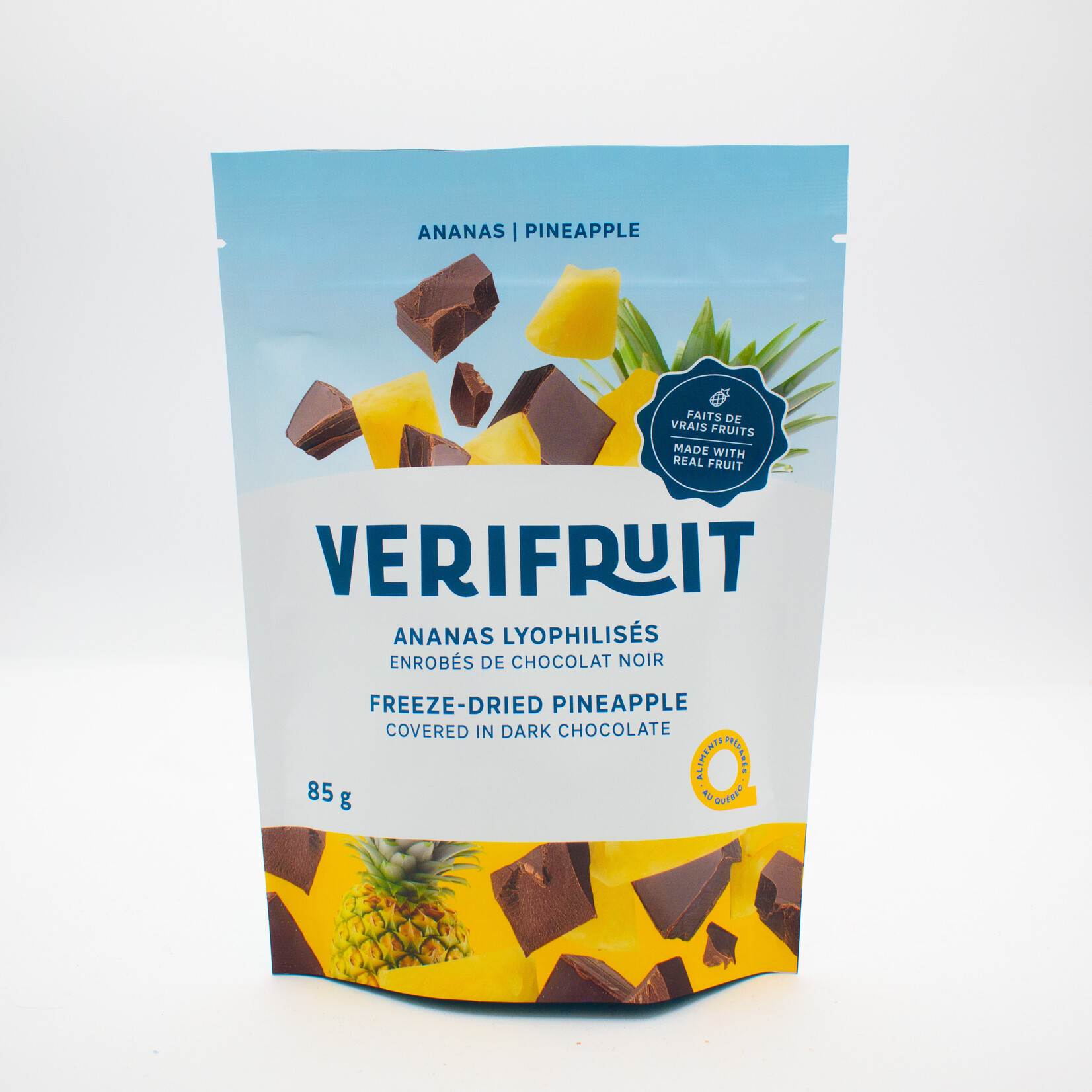 Verifruit Freeze-Dried pineaple dark chocolate 85g
