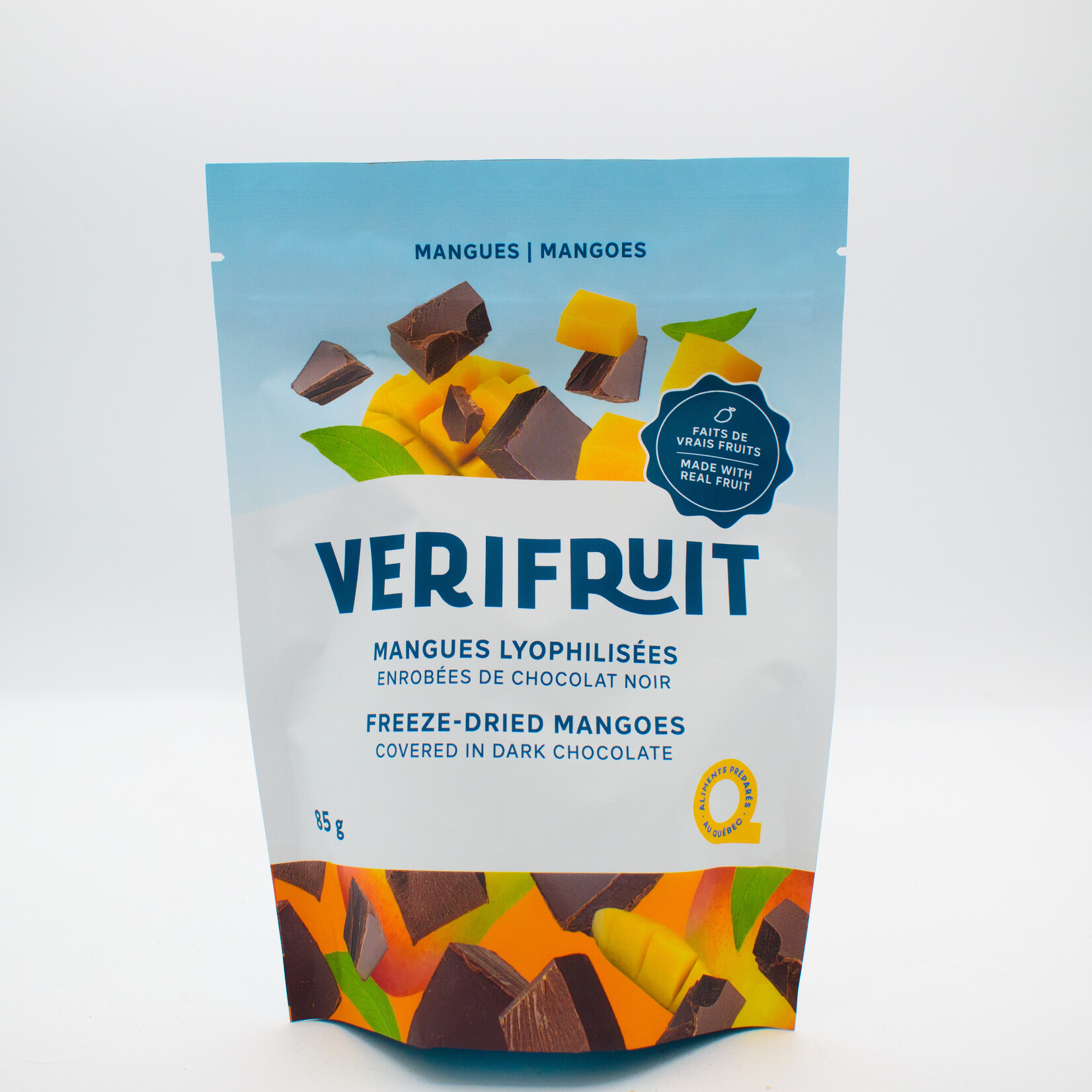 Verifruit Mangues Lyophilisées chocolat noir 85g