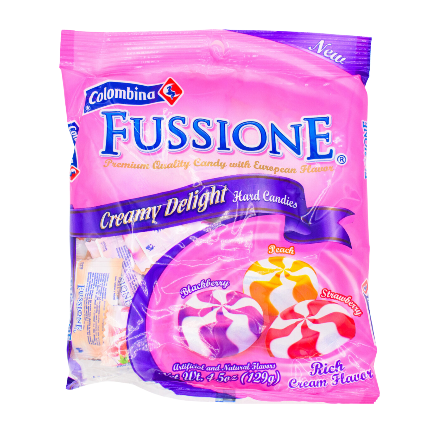 Colombina Bonbons crémeux aux fruits 129g