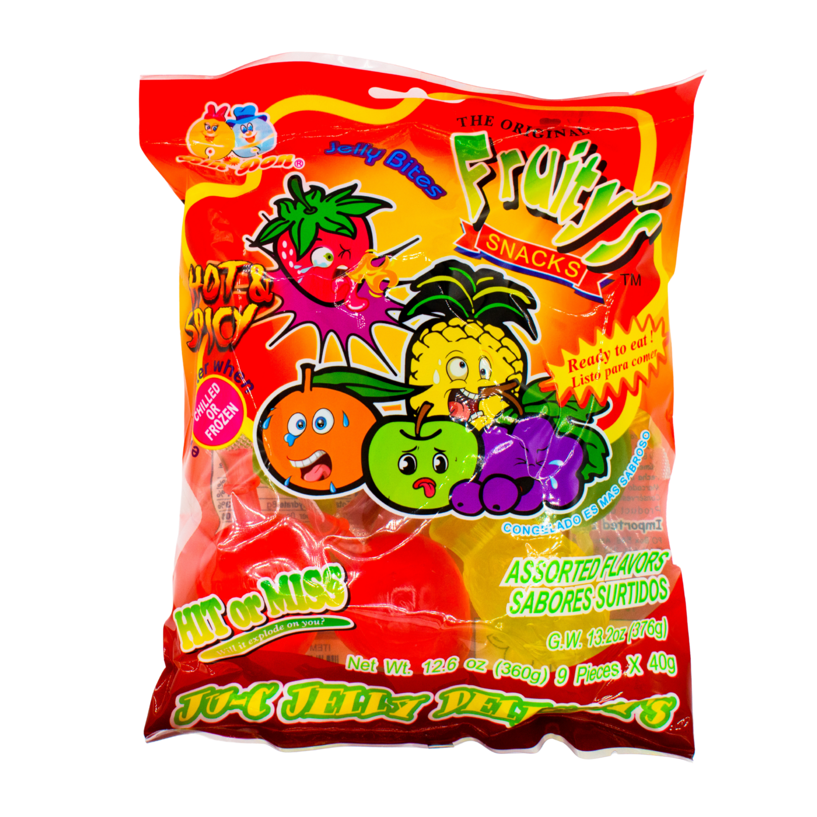 DinDon Jelly Fruits chaud et épicé 360g