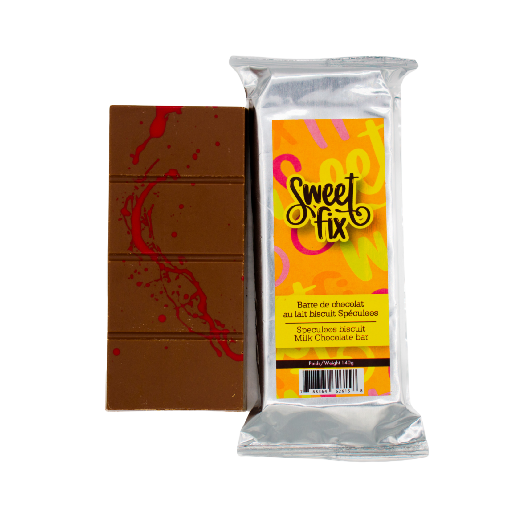 Sweet Fix Dubai Speculoos biscuit milk chocolate bar 150g