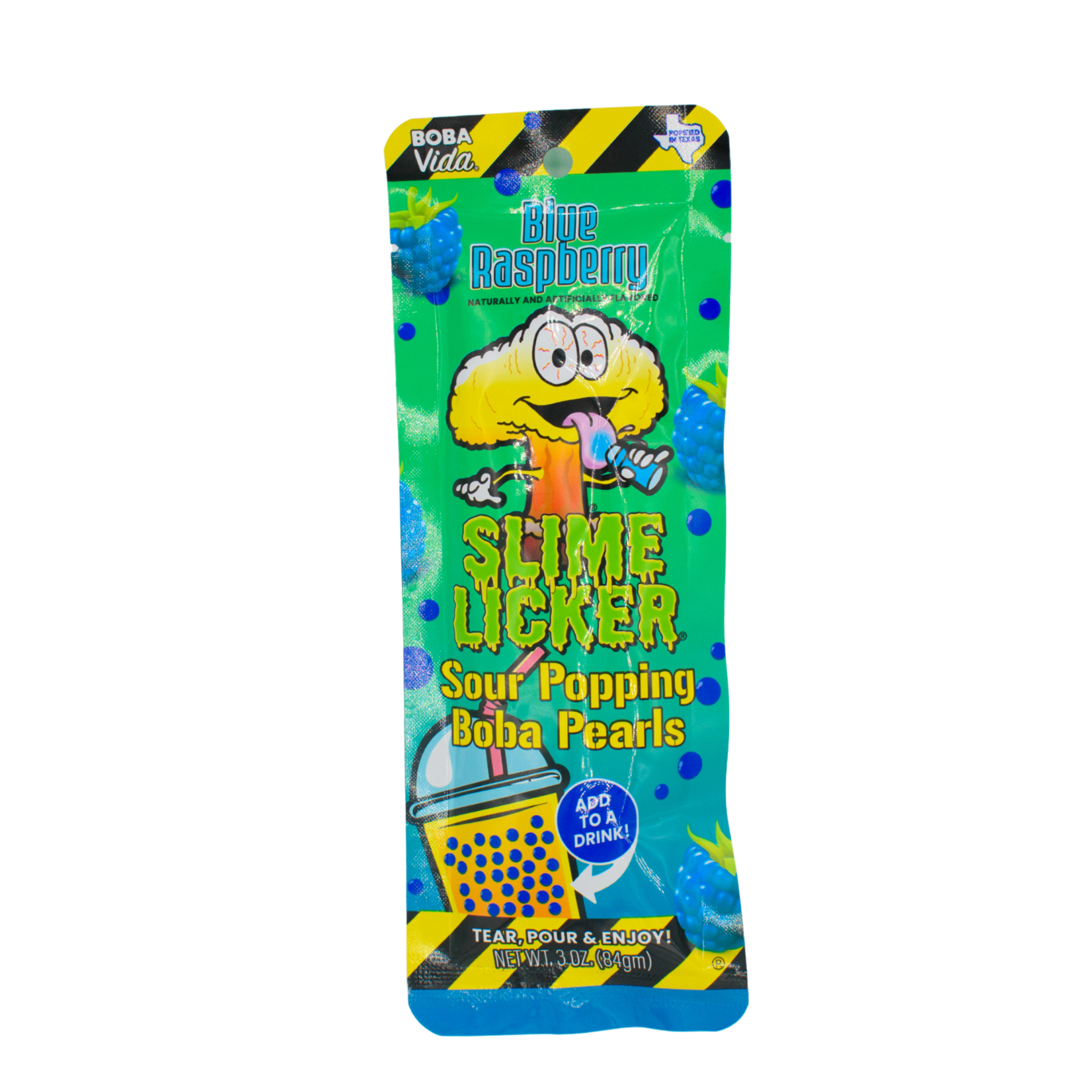 Toxic Waste Perles a thé framboise bleue surette 84g