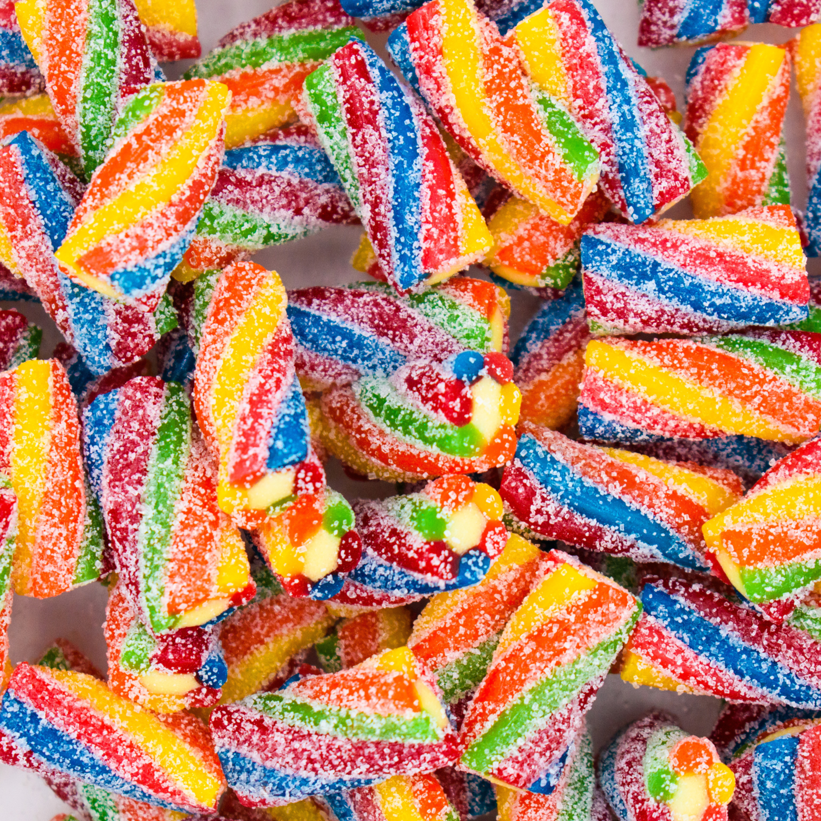 Damel & Razz Matazz Mini Pineapple Rainbow Twists