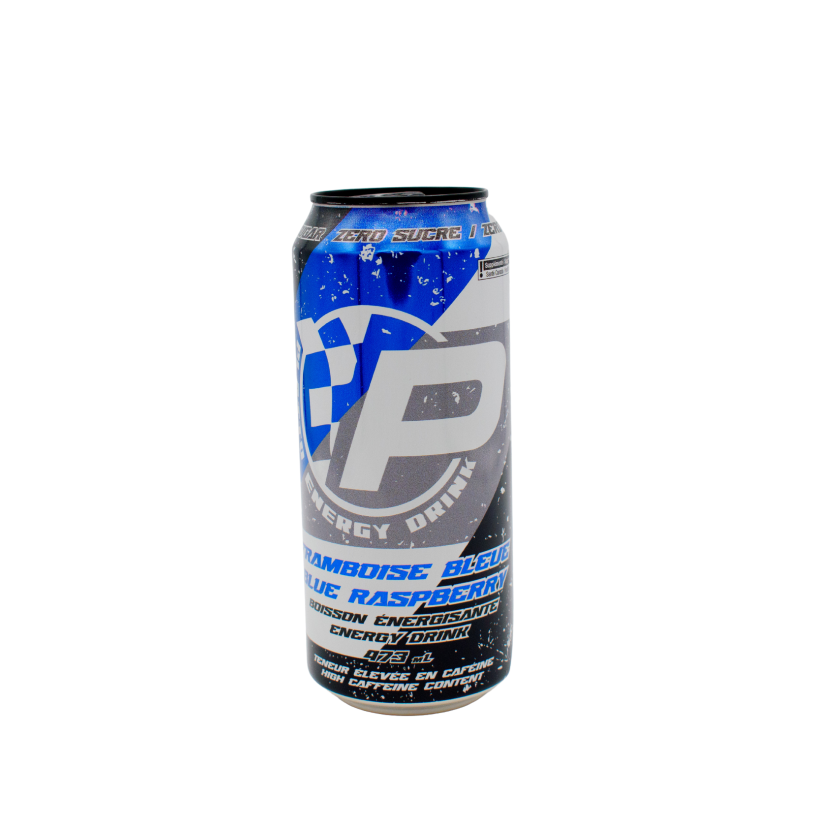 Platto Energy Drink Boisson énergisante Platto framboise bleue sans sucre 473ml