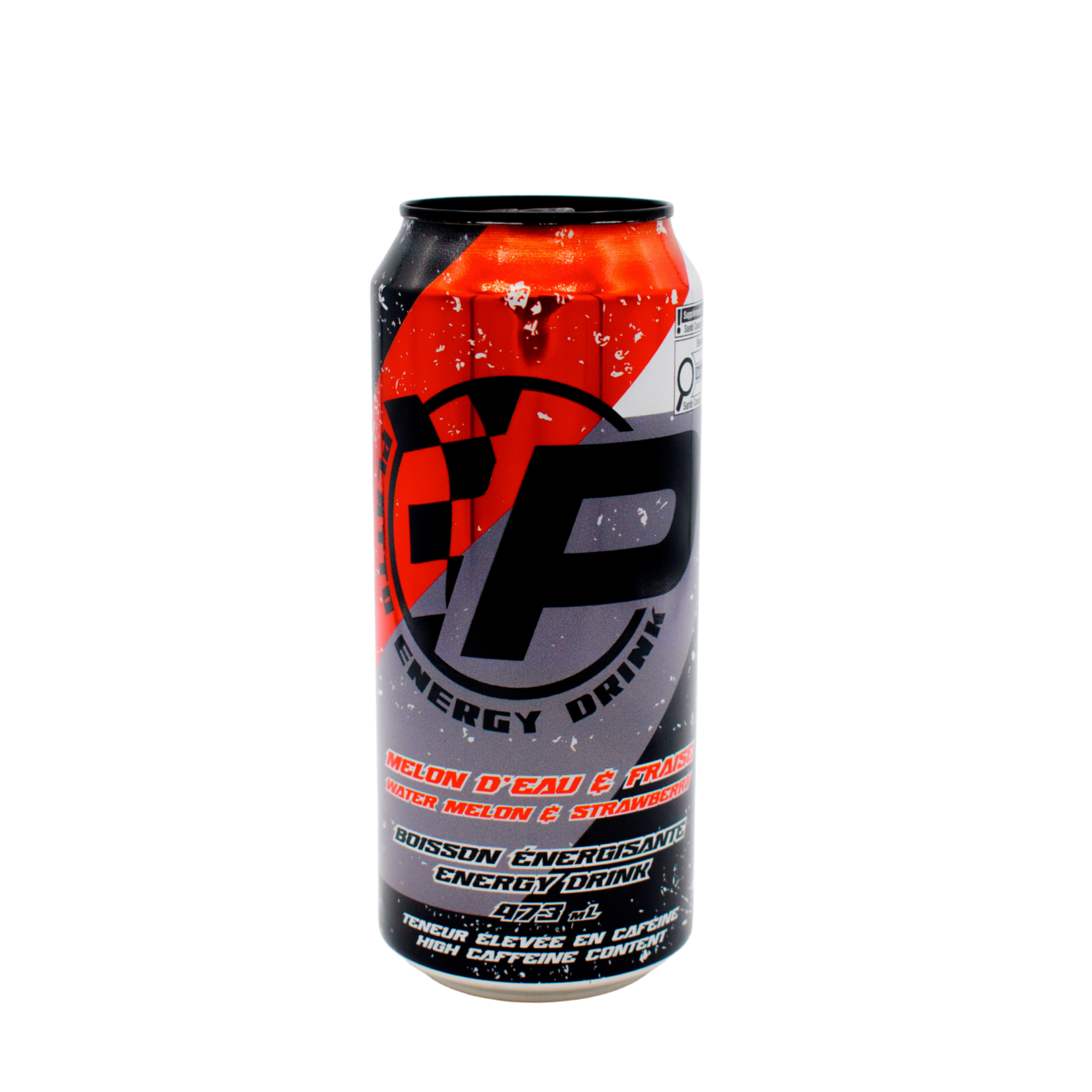 Platto Energy Drink Boisson énergisante Platto melon d'eau & fraise 473ml