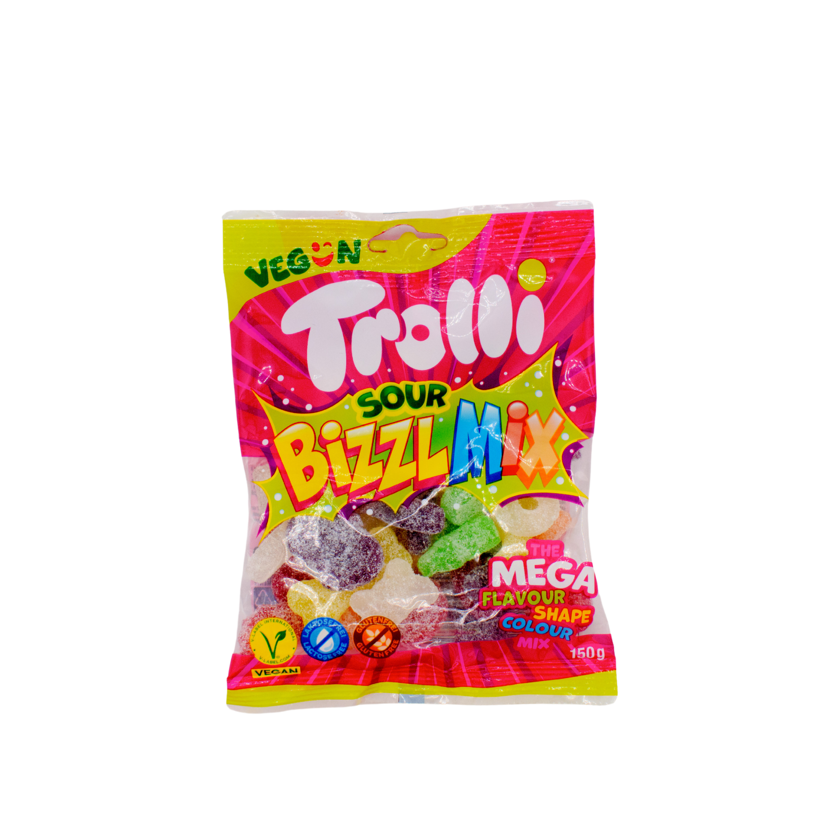 Trolli Vegan sour Bizzl candies 150g