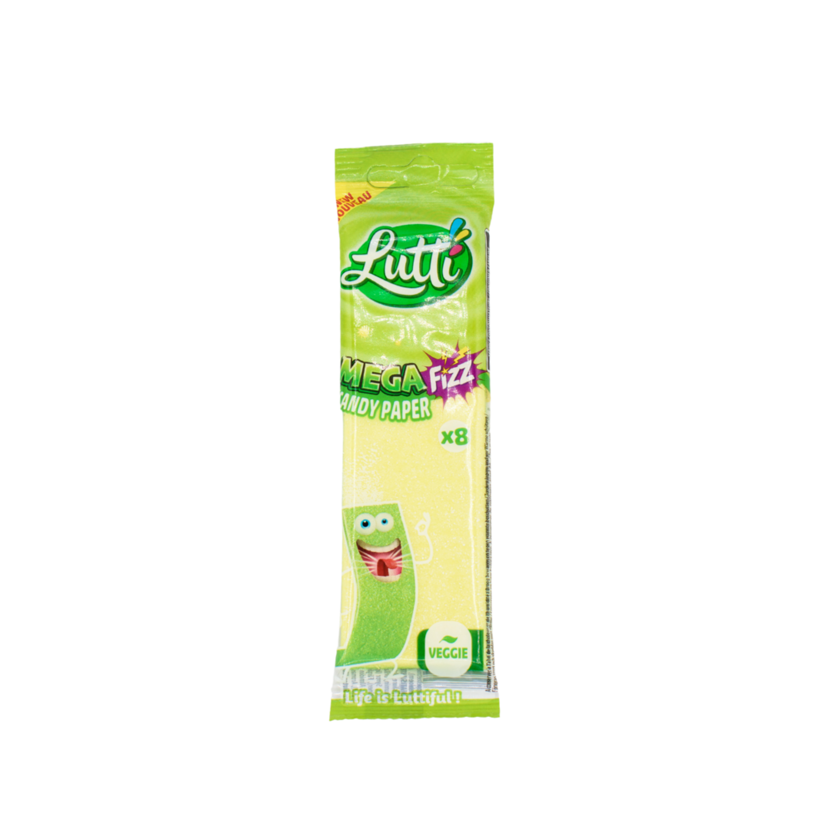 Lutti Bonbons papier Mega Fizz 15g