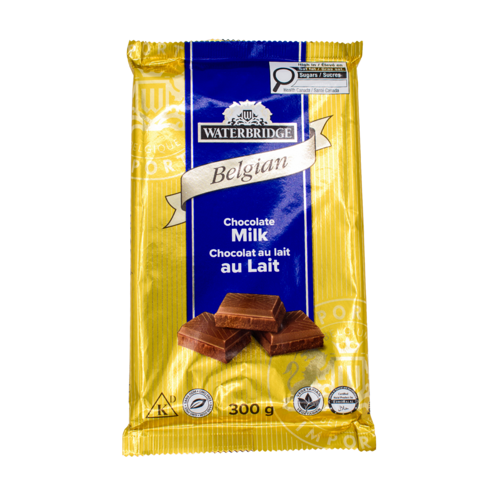 Waterbridge Belgian milk chocolate 300g