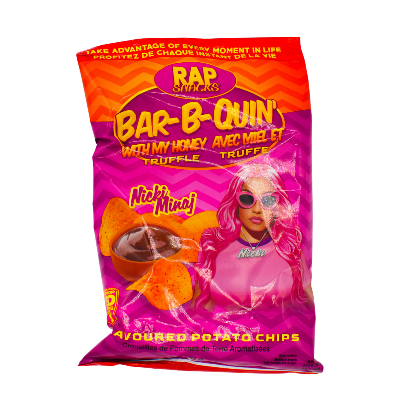 RAP snaks Nicki Minaj Bar-B-Quin' with Honey truffle Chips 71g