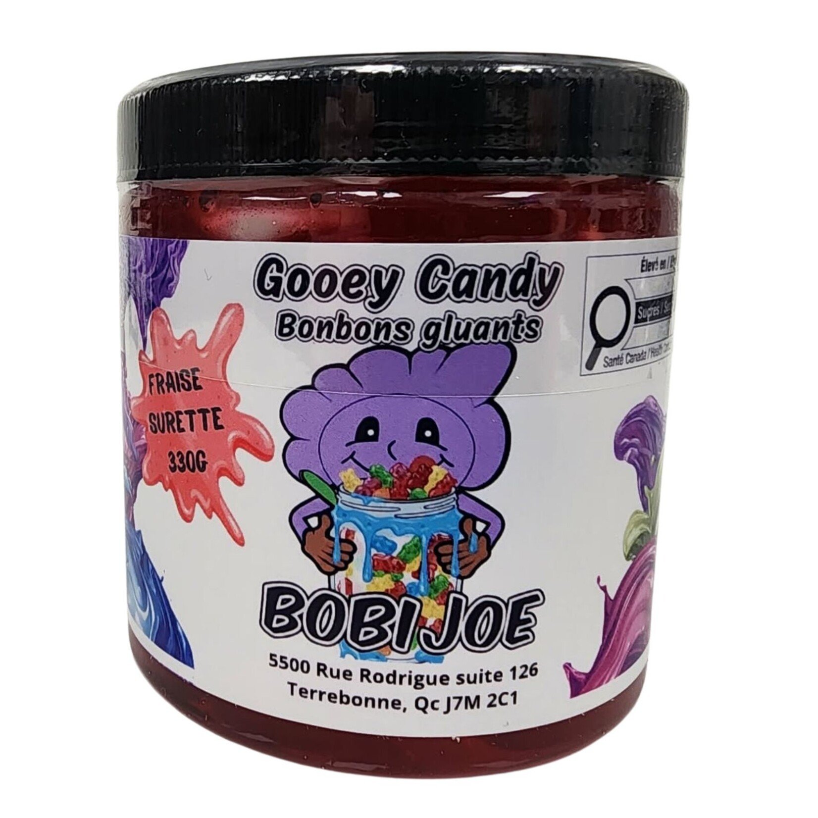 Bobi Joe Gooey Candy fraise surette 330g