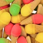 Cornets de crème glacée en gelée