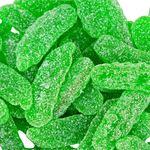 Sour gummi pickles