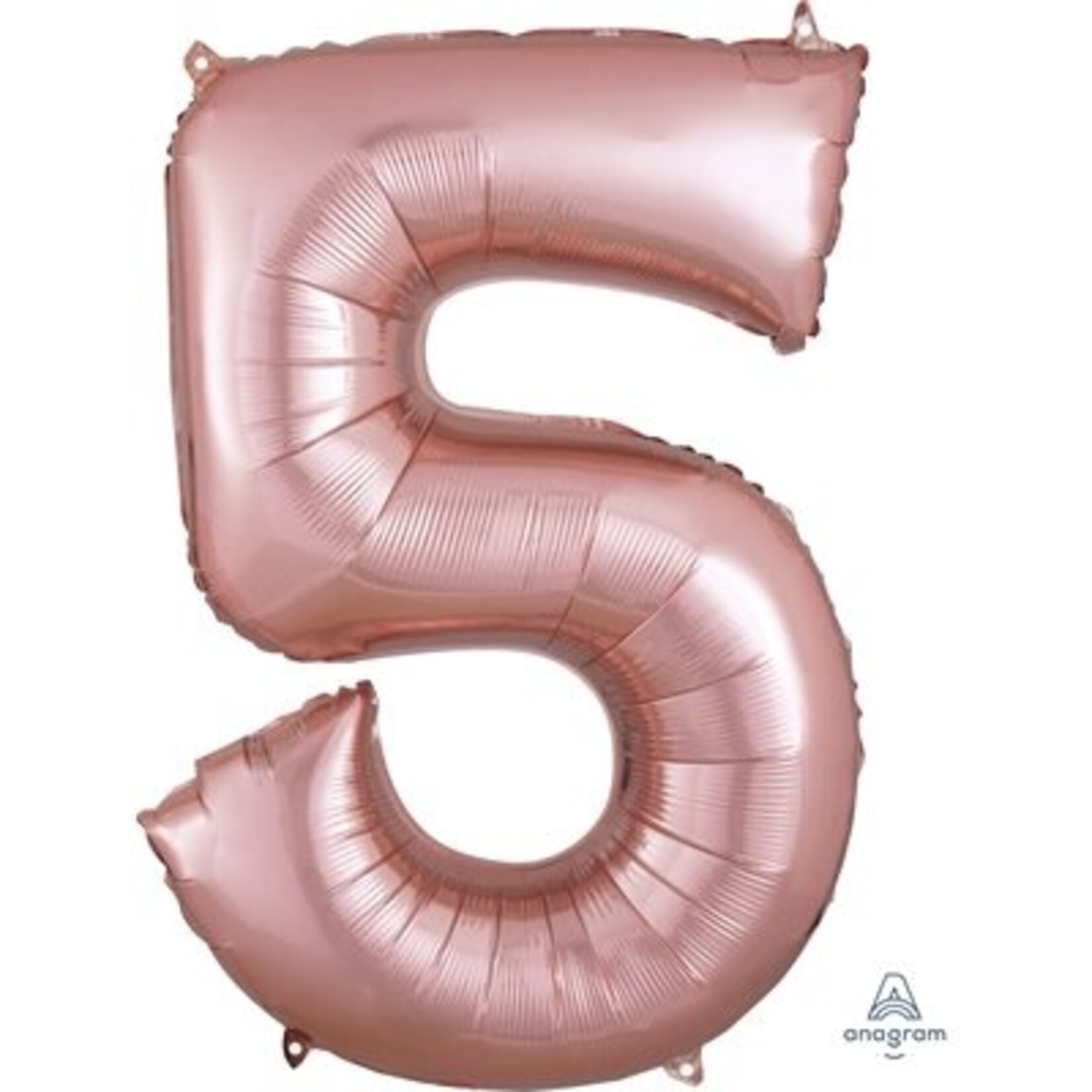 Rose Gold Number 5 Decorative Balloon 23''x 33''