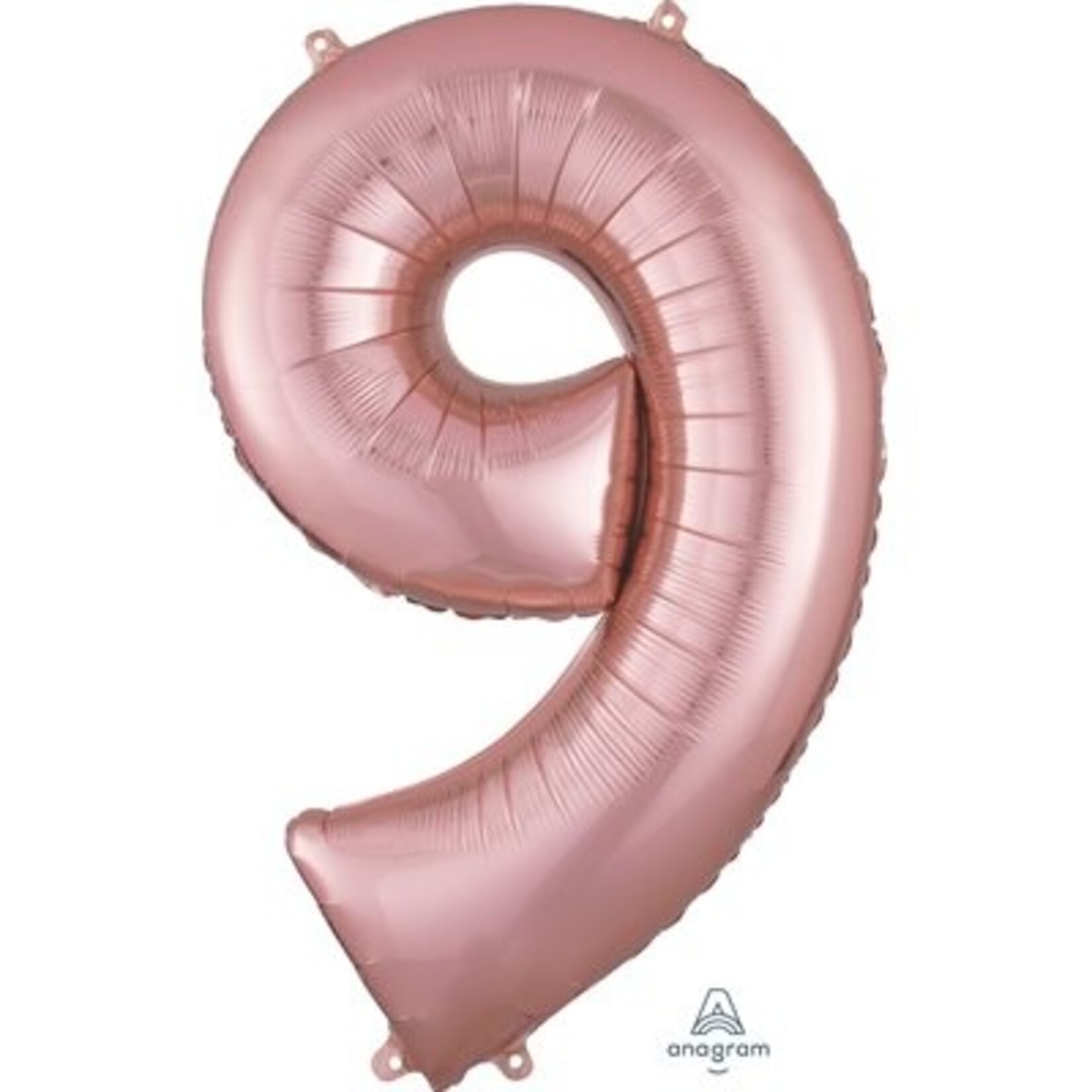 Rose Gold Number 9 Decorative Balloon 22''x 34''