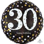 Happy Birthday 30 Decorative Balloon 18''