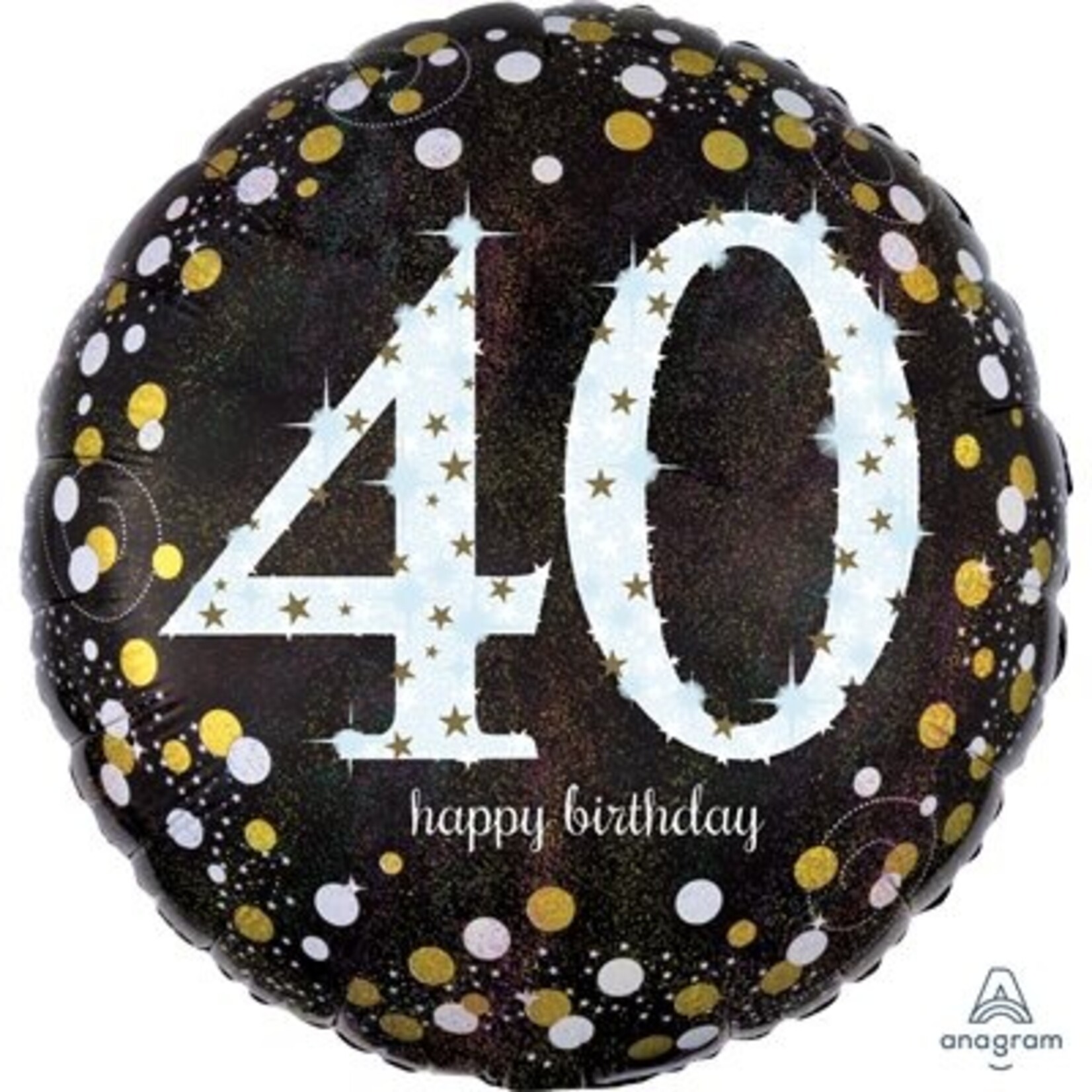 Ballon Décoratif Happy Birthday 40 18''