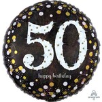 Happy Birthday 50 Decorative Balloon 18''