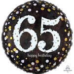 Happy Birthday 65 Decorative Balloon 18''