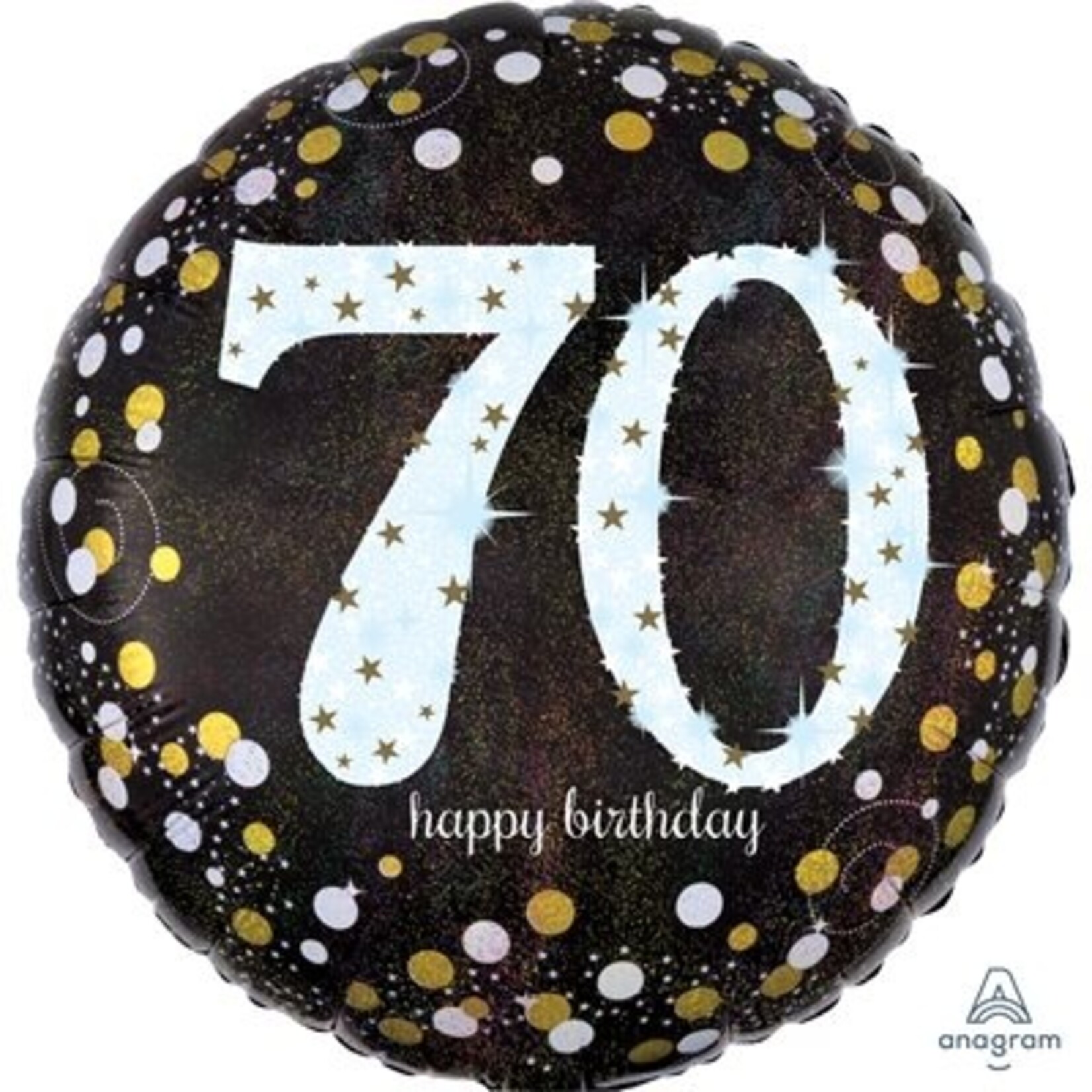 Happy Birthday 70 Decorative Balloon 18''