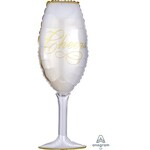 Champagne Glass Decorative Balloon 14''x 38''