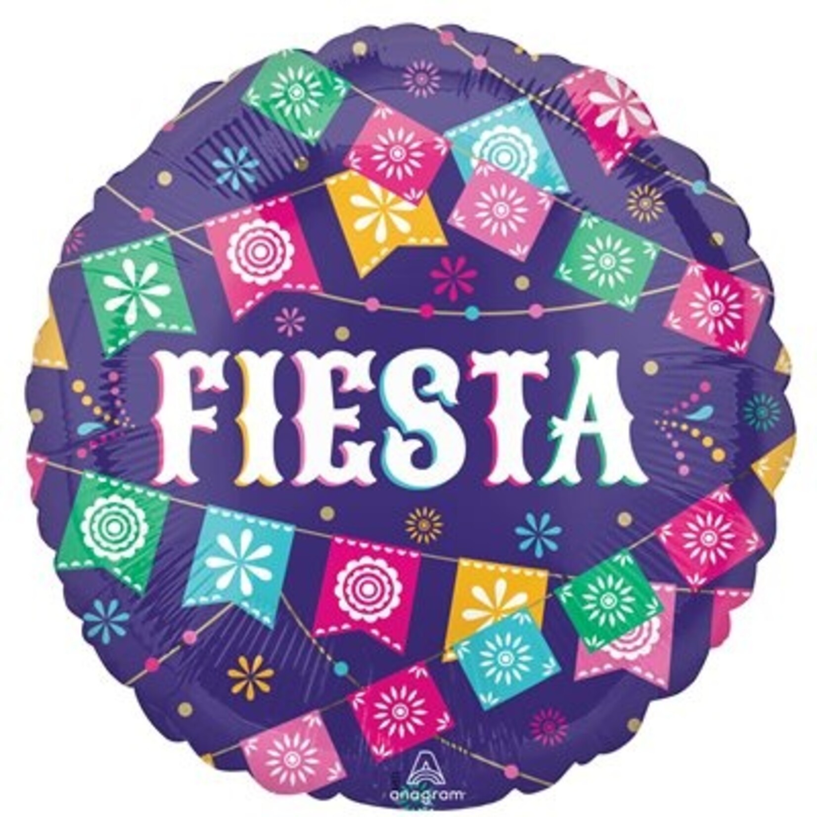 Fiesta Time Decorative Balloon 18''