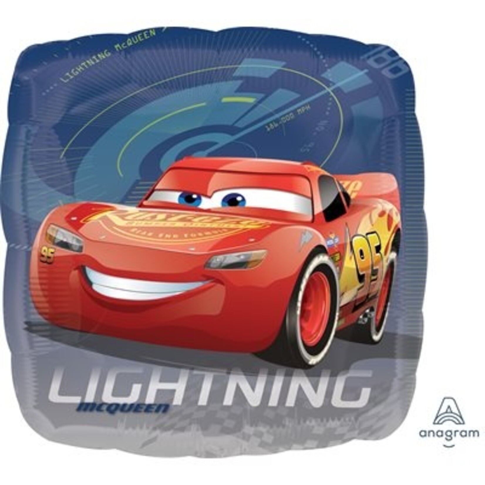 Lightning Mcqueen Cars Foil Balloon 18''