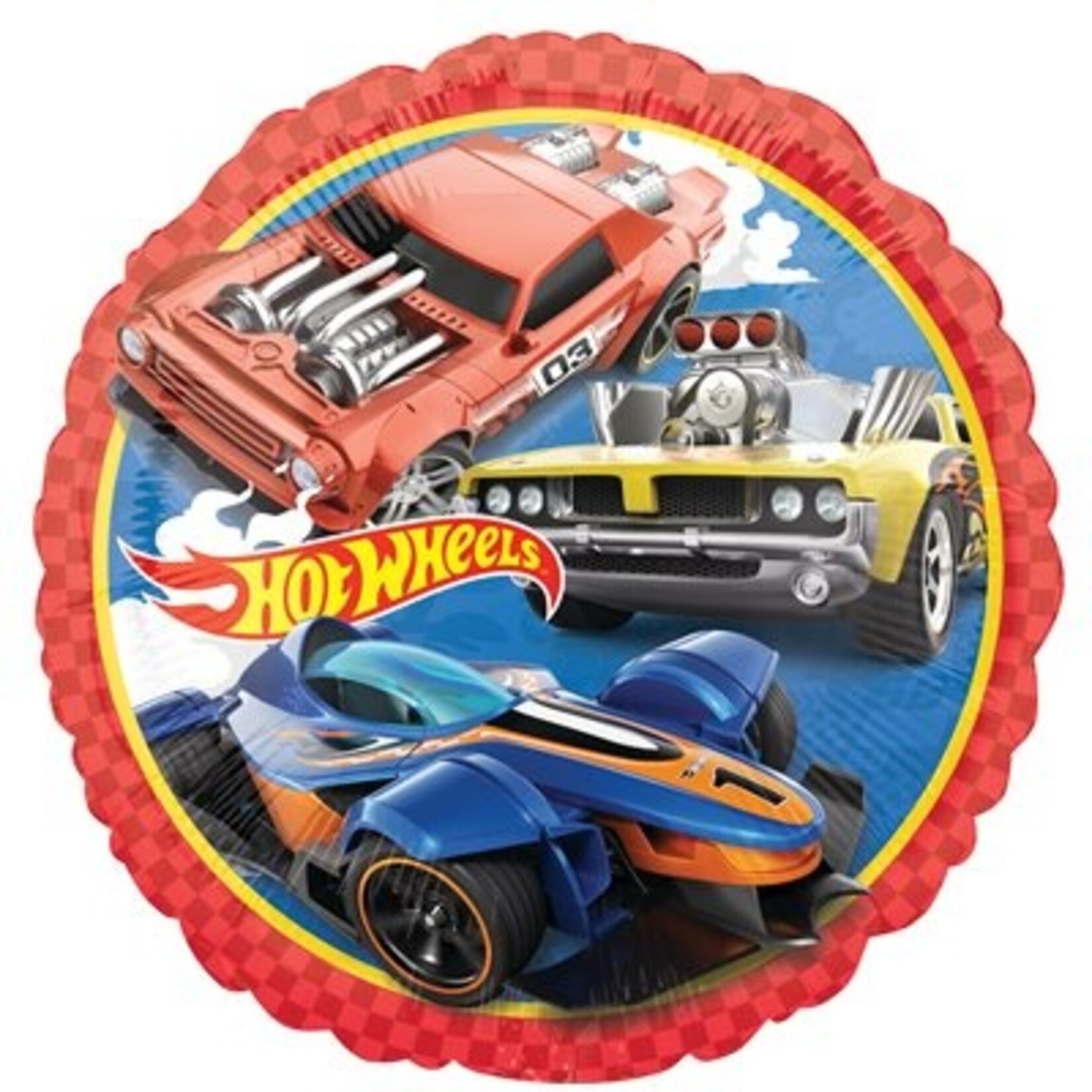 Ballon Décoratif Hot Wheels 18''
