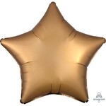 Gold Satin Star Decorative Balloon 19''
