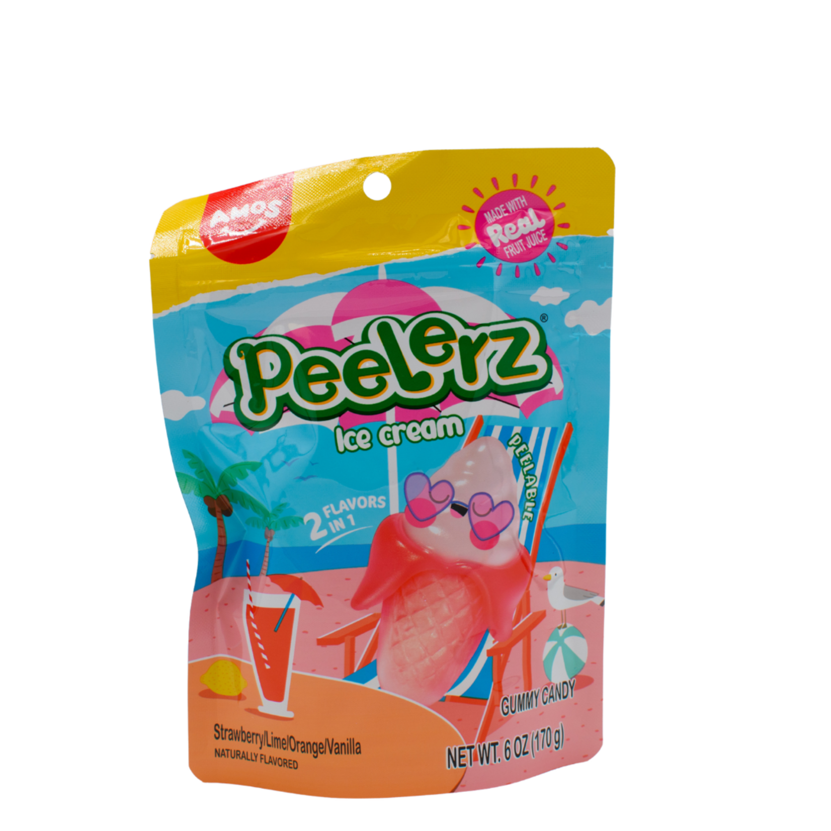 Amos Peelerz Gummy Ice Cream 170g