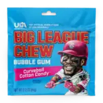 Big League Chew Gomme Big League à la barbe à papa 60g