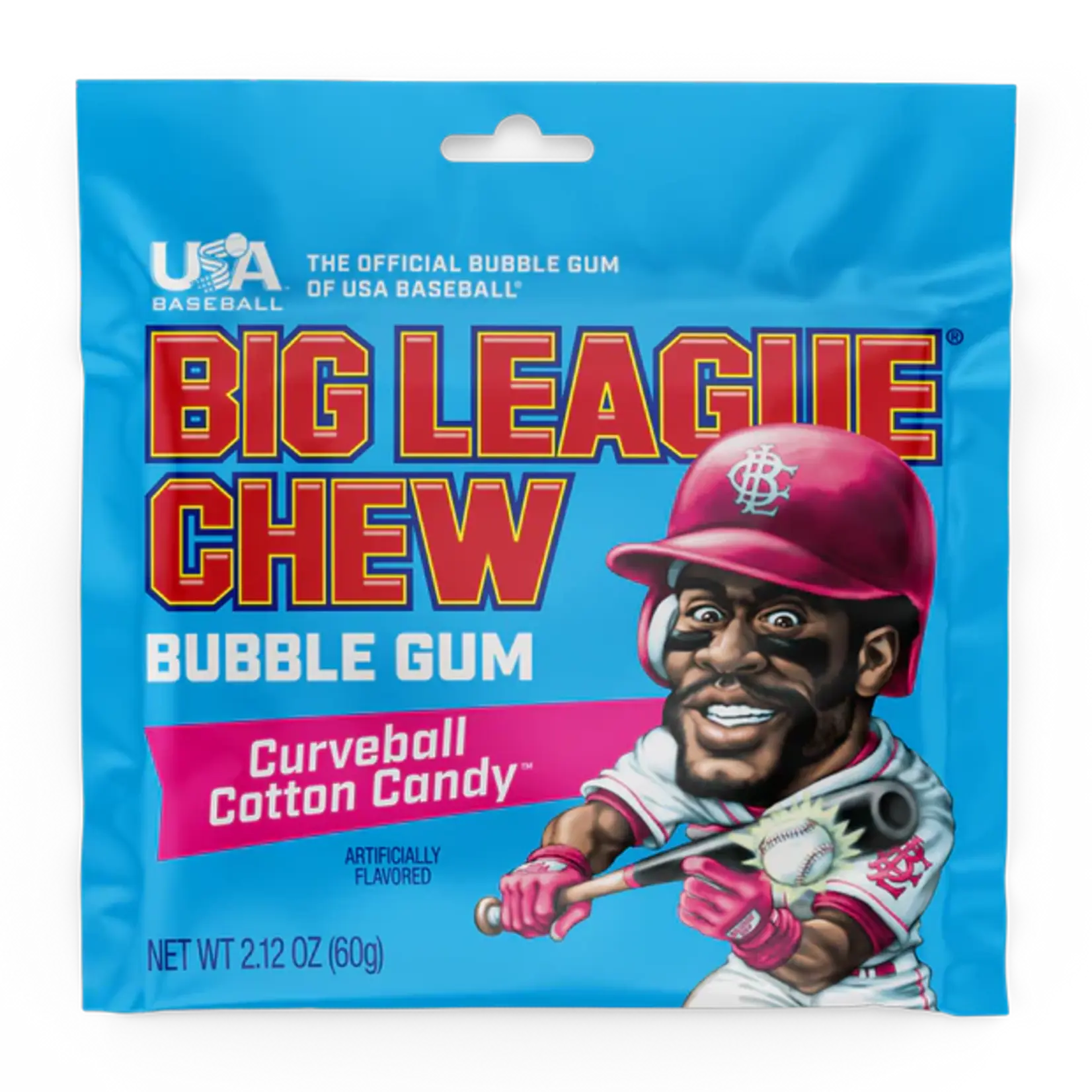 Big League Chew Gomme Big League à la barbe à papa 60g