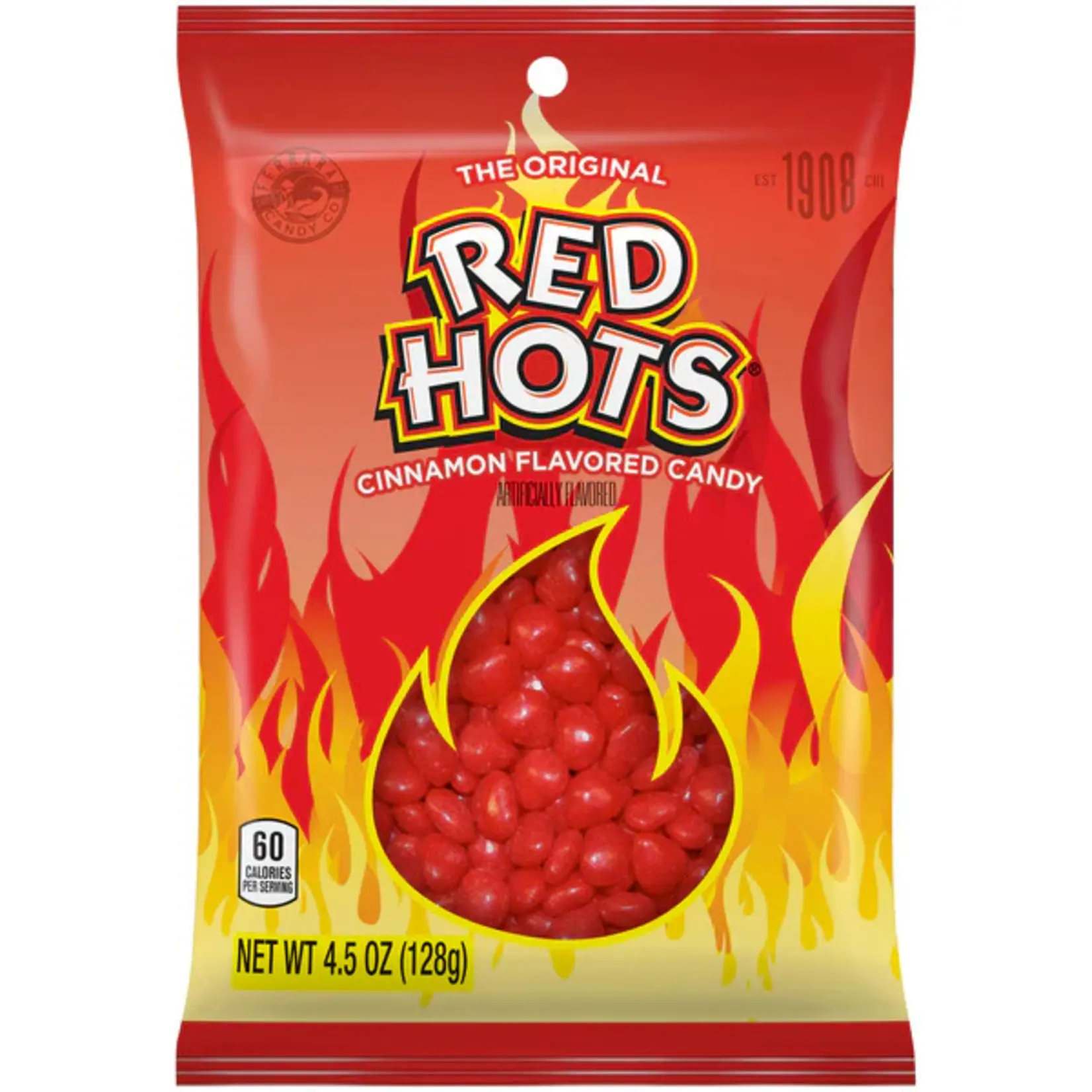 Red Hots Cinnamon Flavored Candy 128g