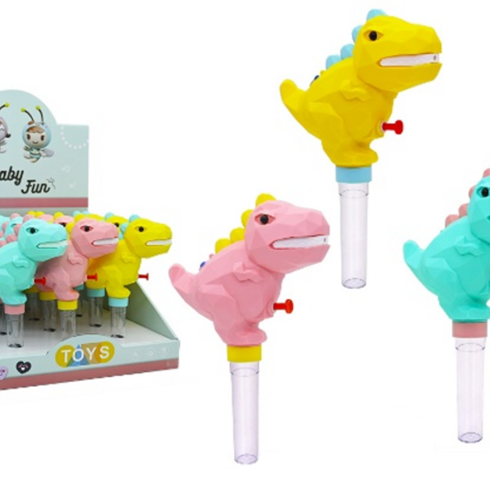 Letime Candy Toy Jouet Pistolet à Eau Dinosaure avec Bonbons Durs 4g