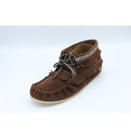 Moccasin Boot with Detailed Trim