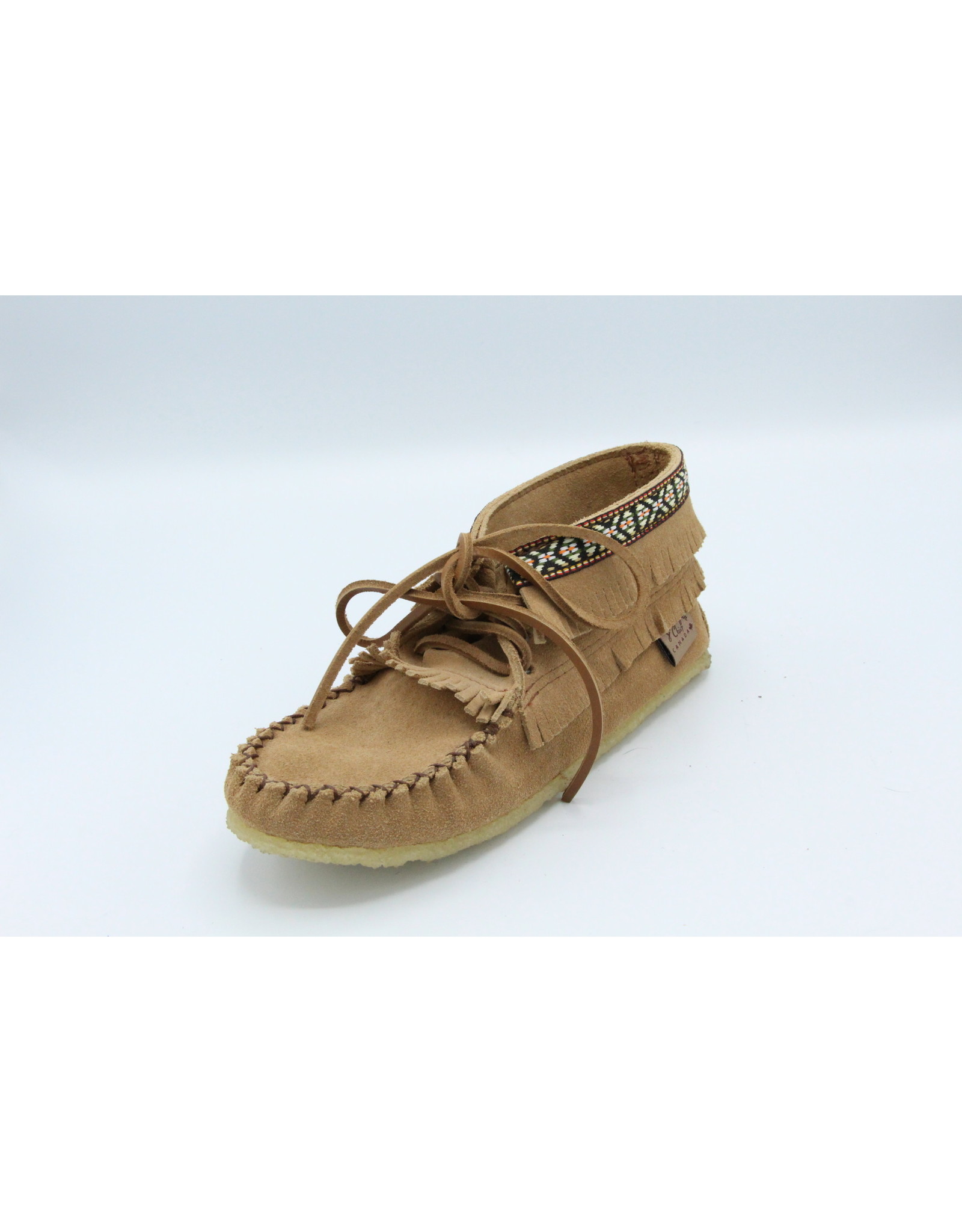 Moccasin Boot with Detailed Trim