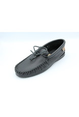 Black Leather Moccasin