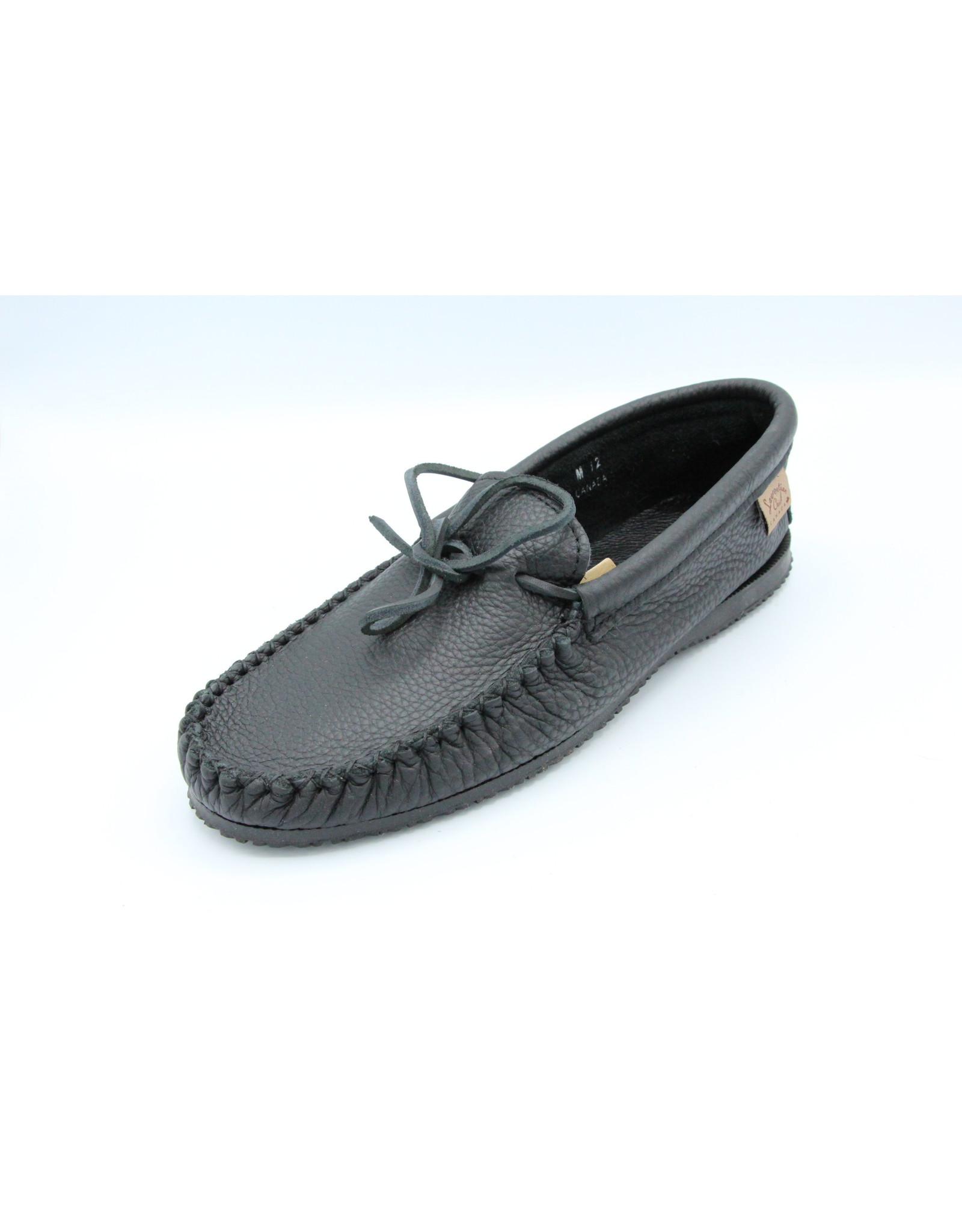 Black Leather Moccasin