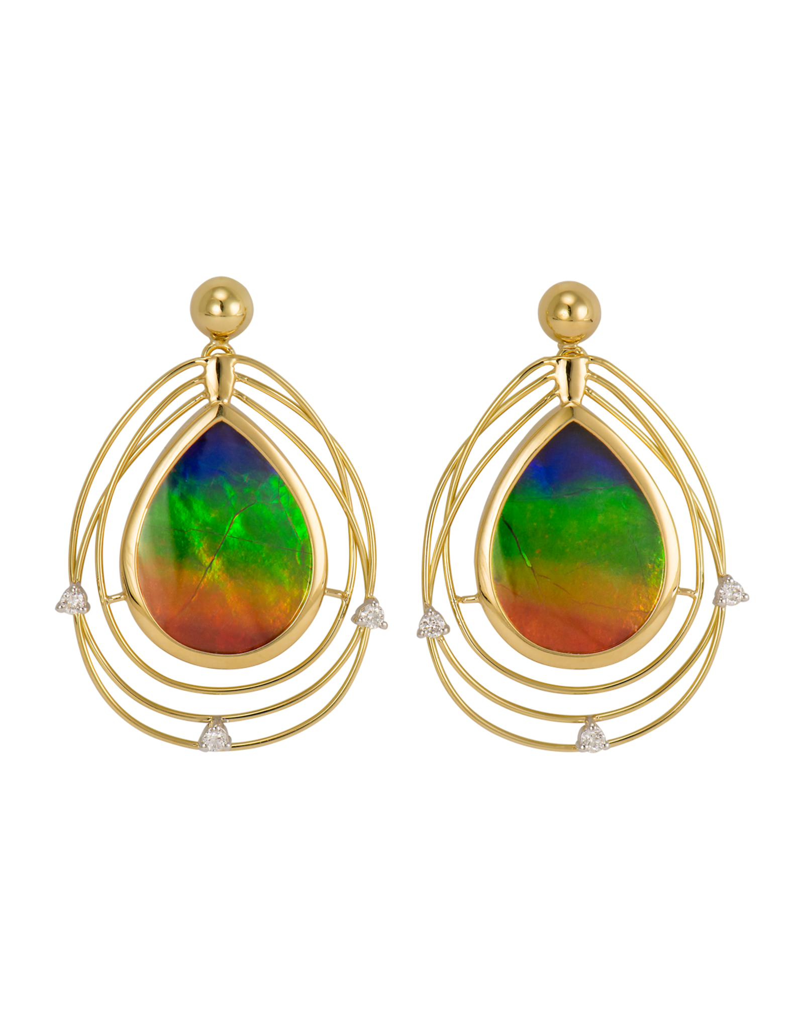 Solara Earrings Gold - OR891E18