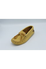 Woman's Natural Moose Hide Moccasin  - 126L