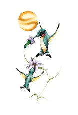 "Mother & Child - Hummingbird" par Garnet Tobacco Édition Limitée