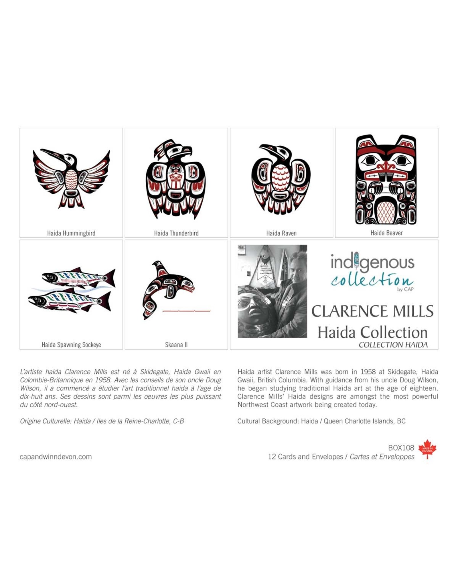 Boîte de 12 Cartes Collection Haida - Boîte 108