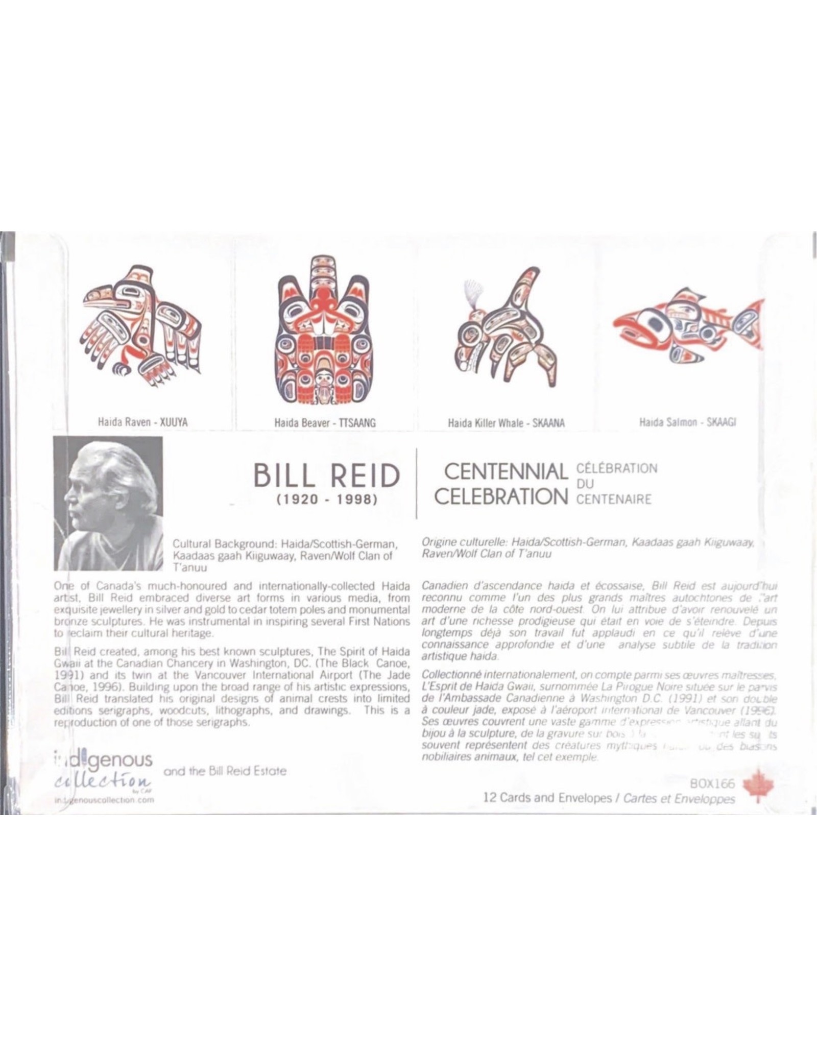 Bill Reid 12 Card Box - Box 166