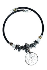 Dream Catcher Bracelet with Semi-Precious Stones - DCWR5