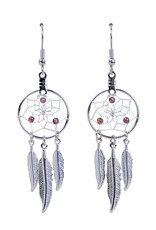 Birthstone Dream Catcher Earrings - DC17