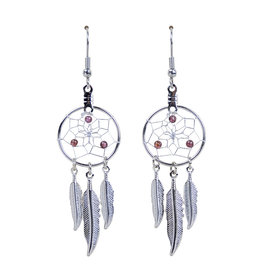 Birthstone Dream Catcher Earrings