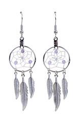 Birthstone Dream Catcher Earrings - DC17