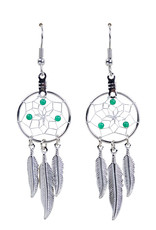 Birthstone Dream Catcher Earrings - DC17