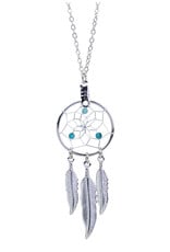 Birthstone Dream Catcher Necklace - DC17-P